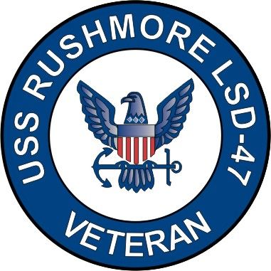 USS Rushmore LSD-47 Veteran Decal Sticker