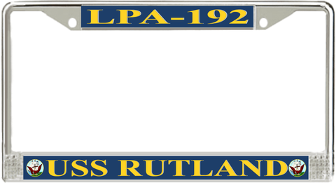 USS Rutland LPA-192 License Plate frame