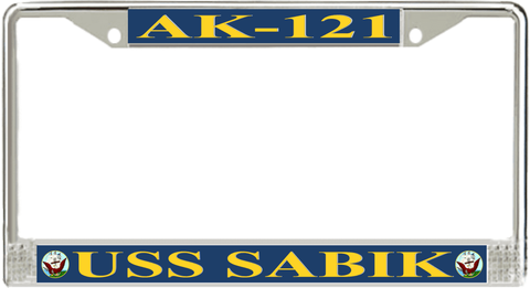 USS Sabik AK-121 License Plate Frame