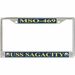 USS Sagacity MSO-469 License Plate Frame
