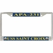 USS Saint Croix APA-231 License Plate Frame