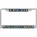 USS Saint Croix LPA-231 License Plate frame