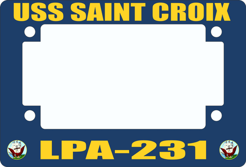 USS Saint Croix LPA-231 Motorcycle Frame
