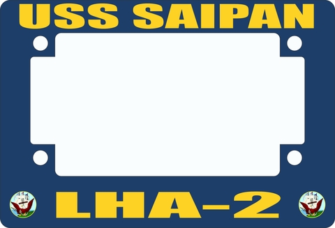 USS Saipan LHA-2 Motorcycle Frame