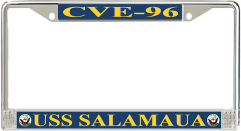USS Salamaua CVE-96 License Plate Frame