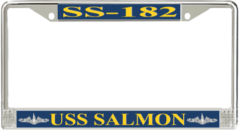 USS Salmon SS-182 License Plate Frame