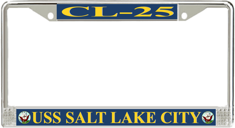 USS Salt Lake City CL-25 License Plate Frame