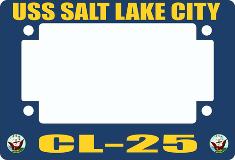 USS Salt Lake City CL-25 Motorcycle Frame