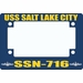 USS Salt Lake City SSN-716 Motorcycle Frame