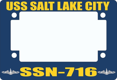 USS Salt Lake City SSN-716 Motorcycle Frame