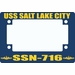 USS Salt Lake City SSN-716 Motorcycle Frame