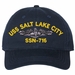 USS Salt Lake City SSN-716 with Dolphins Unstructured Dad Cap