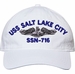 USS Salt Lake City SSN-716 with Dolphins Unstructured Dad Cap