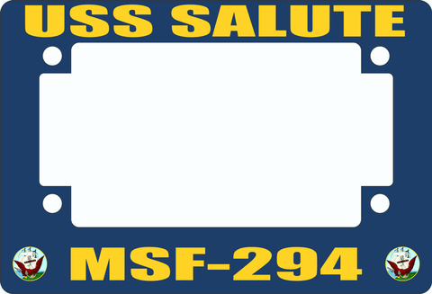USS Salute MSF-294 Motorcycle Frame