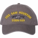 USS Sam Houston SSBN-609 with Dolphins Unstructured Dad Cap