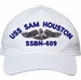 USS Sam Houston SSBN-609 with Dolphins Unstructured Dad Cap