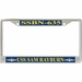 USS Sam Rayburn SSBN-635 License Plate Frame