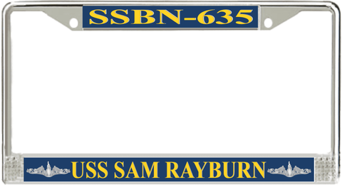USS Sam Rayburn SSBN-635 License Plate Frame