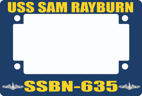 USS Sam Rayburn SSBN-635 Motorcycle Frame