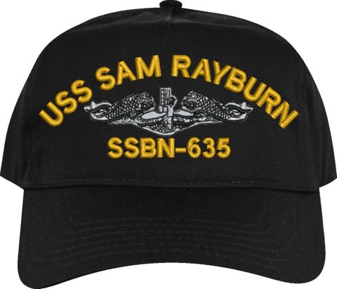 USS Sam Rayburn SSBN-635 ( Silver Dolphins ) Submarine Enlisted Cap