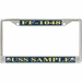 USS Sample FF-1048 License Plate Frame