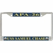 USS Samuel Chase APA-26 License Plate Frame