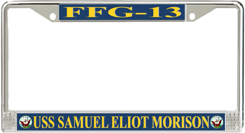 USS Samuel Eliot Morison FFG-13 License Plate Frame