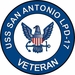 USS San Antonio LPD-17 Veteran Decal Sticker