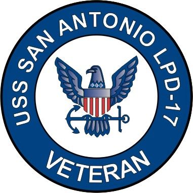 USS San Antonio LPD-17 Veteran Decal Sticker