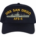 USS San Diego AFS-6 Ship Embroidered Cap