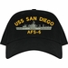 USS San Diego AFS-6 Ship Embroidered Cap