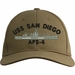 USS San Diego AFS-6 Ship Embroidered Cap