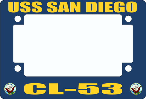USS San Diego CL-53 Motorcycle Frame