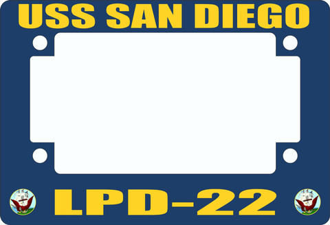 USS San Diego LPD-22 Motorcycle Frame