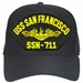 USS San Francisco SSN-711 ( Gold Dolphins ) Submarine Officer Cap