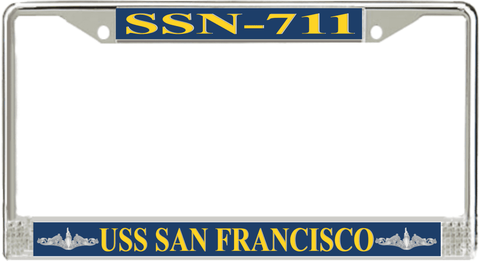 USS San Francisco SSN-711 License Plate Frame