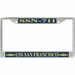 USS San Francisco SSN-711 License Plate Frame