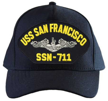 USS San Francisco SSN-711 ( Silver Dolphins ) Submarine Enlisted Cap