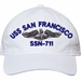 USS San Francisco SSN-711 with Dolphins Unstructured Dad Cap