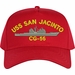 USS San Jacinto CG-56 Custom Embroidered Cap