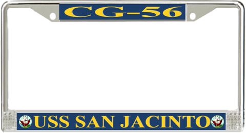 USS San Jacinto CG-56 License Plate Frame