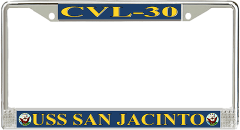 USS San Jacinto CVL-30 License Plate Frame
