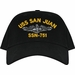 USS San Juan SSN-751 Dolphins Embroidered Cap