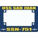 USS San Juan SSN-751 Motorcycle Frame