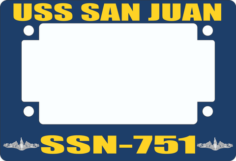 USS San Juan SSN-751 Motorcycle Frame