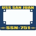 USS San Juan SSN-751 Motorcycle Frame
