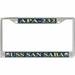 USS San Saba APA-232 License Plate Frame