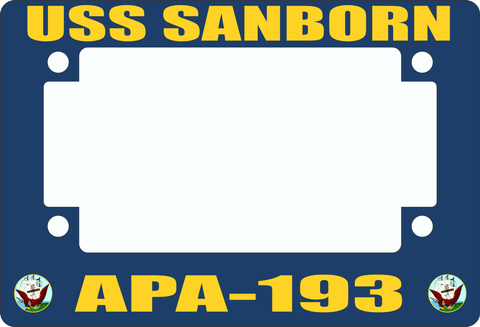 USS Sanborn APA-193 Motorcycle Frame
