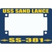 USS Sand Lance SS-381 Motorcycle Frame