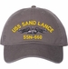 USS Sand Lance SSN-660 with Dolphins Unstructured Dad Cap